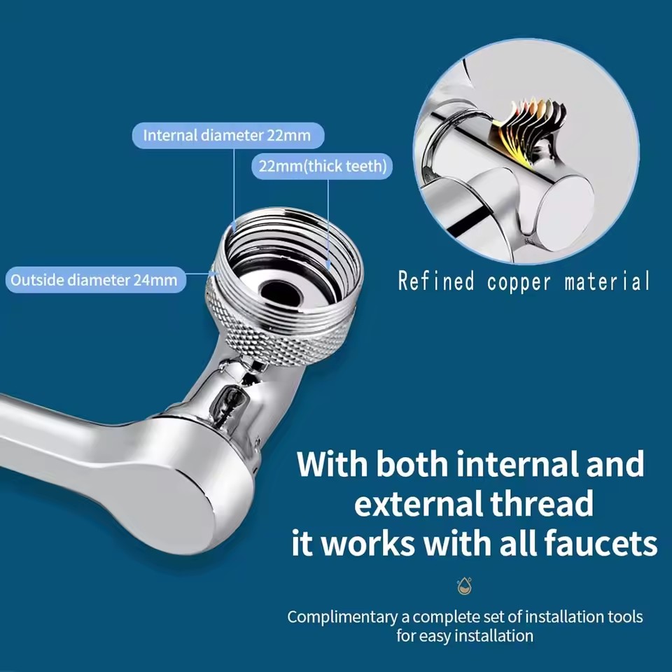 Metal Universal Faucet Extende - đánh giá và giá Basin Mixer Tap