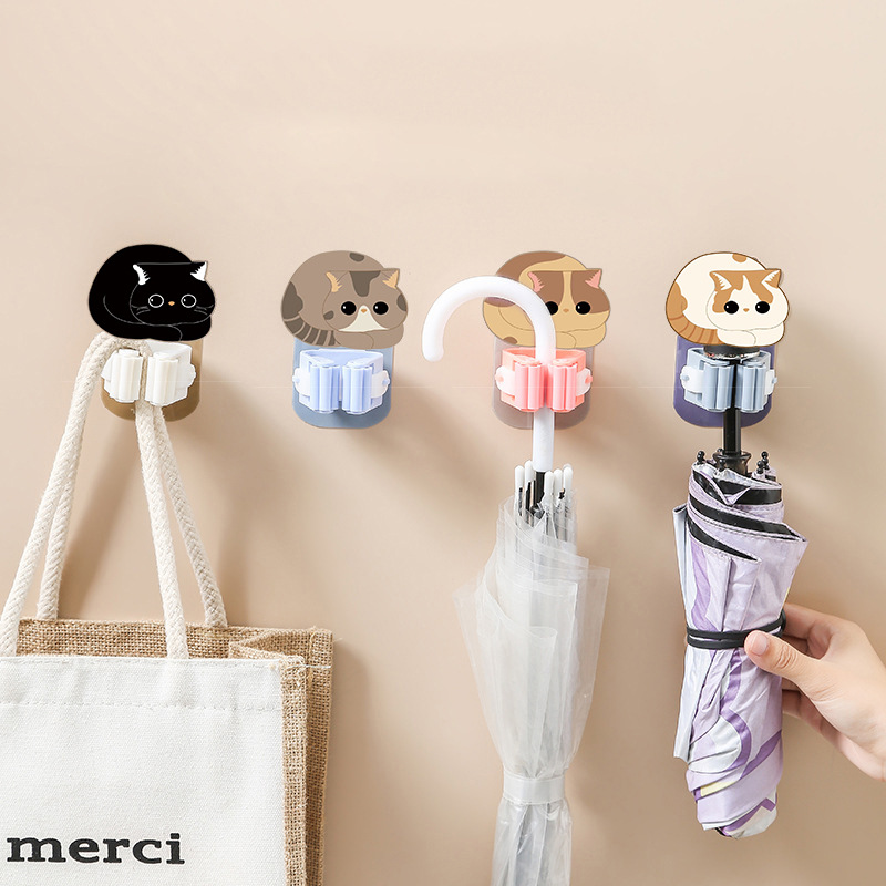 3/4PCS Mop Holder Self-adhesiv - đánh giá và giá Home Edit Bathroom Storage