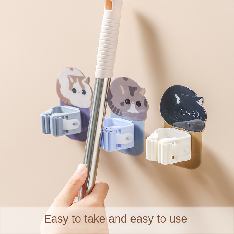 3/4PCS Mop Holder Self-adhesiv - đánh giá và giá Home Edit Bathroom Storage