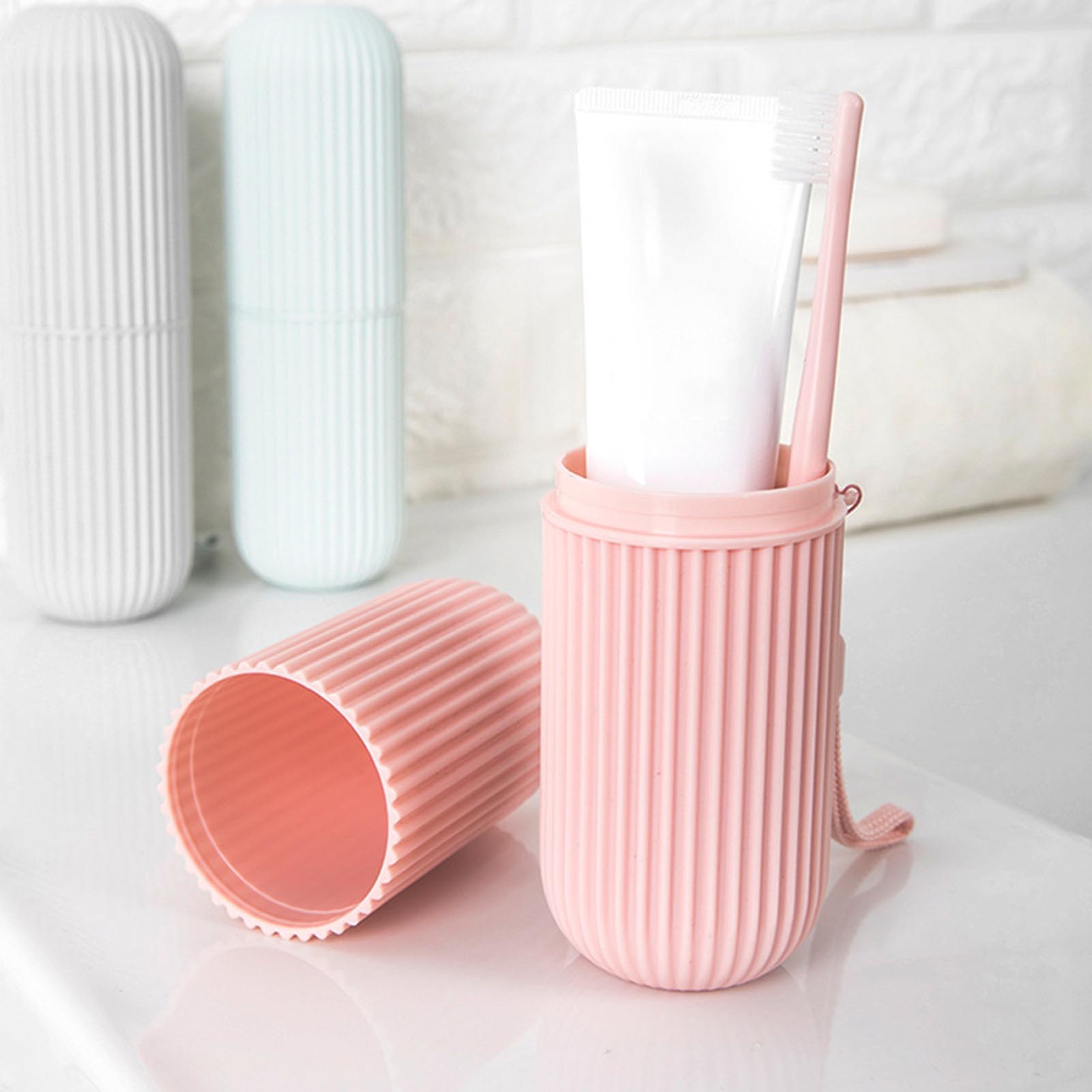 Pink Empty Travel Portable Too - đánh giá và giá Home Edit Bathroom Storage