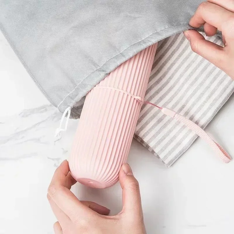 1/2pcs Portable Toothbrush Cup - đánh giá và giá Home Edit Bathroom Storage