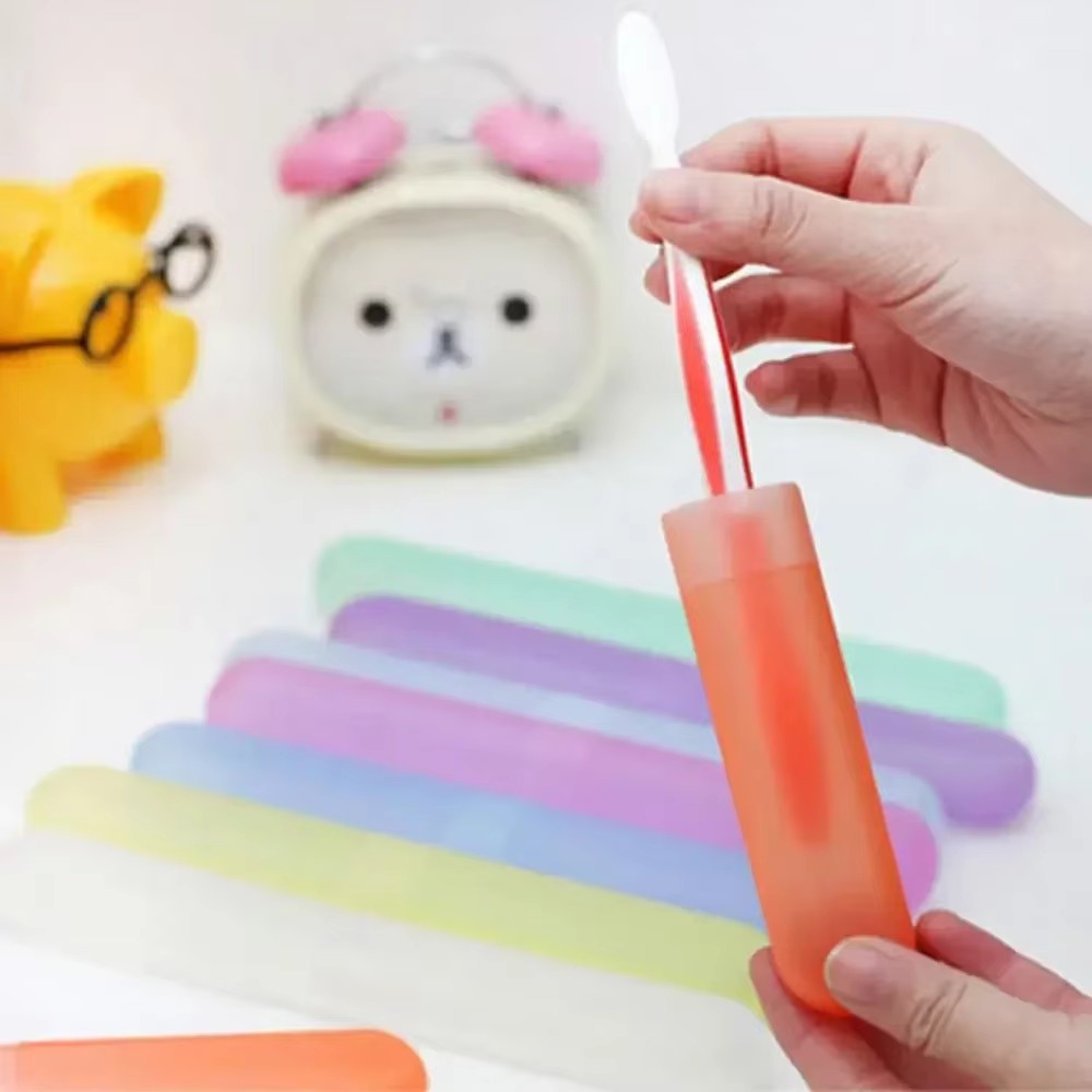 Travel Toothbrush Storage Box  - đánh giá và giá Home Edit Bathroom Storage