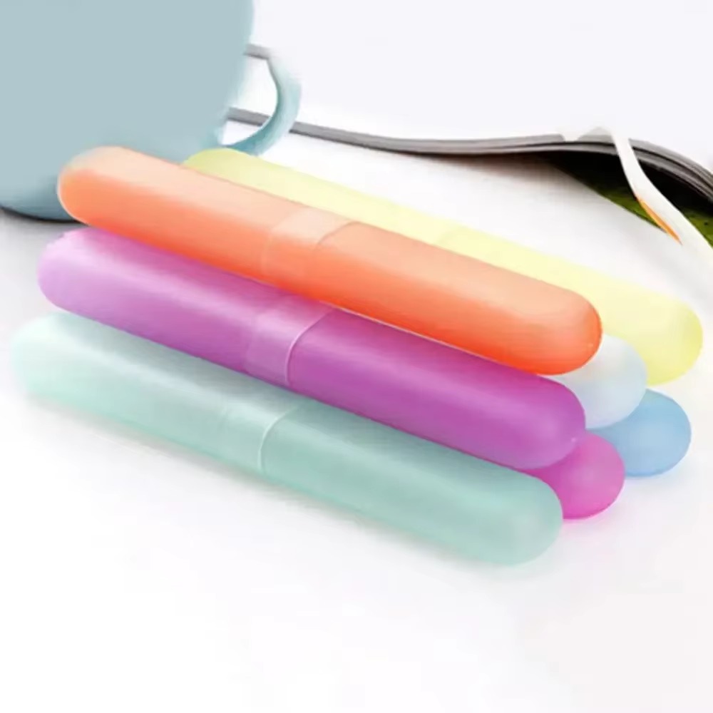 Travel Toothbrush Storage Box  - đánh giá và giá Home Edit Bathroom Storage