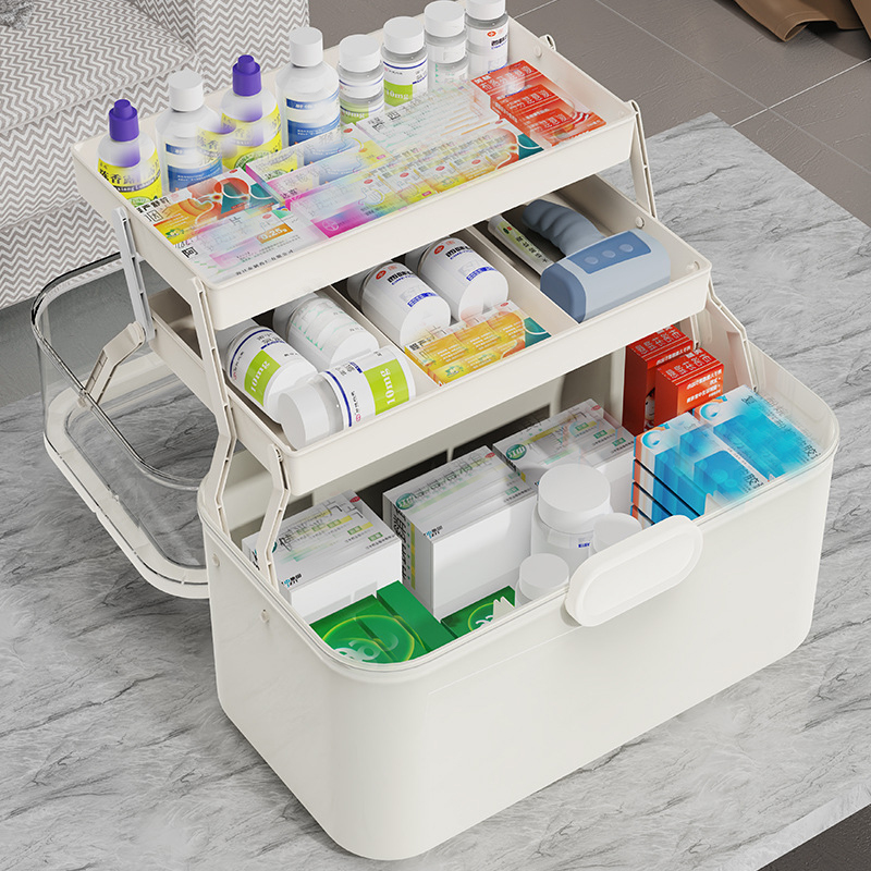 Large Capacity Clear Lid Medic - đánh giá và giá Home Edit Bathroom Storage