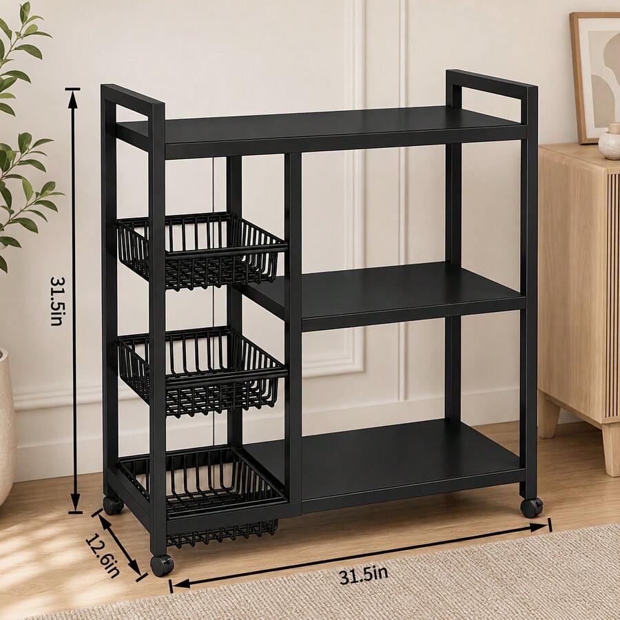 1pc Mobile Storage Rack, Adjus - đánh giá và giá Home Edit Bathroom Storage